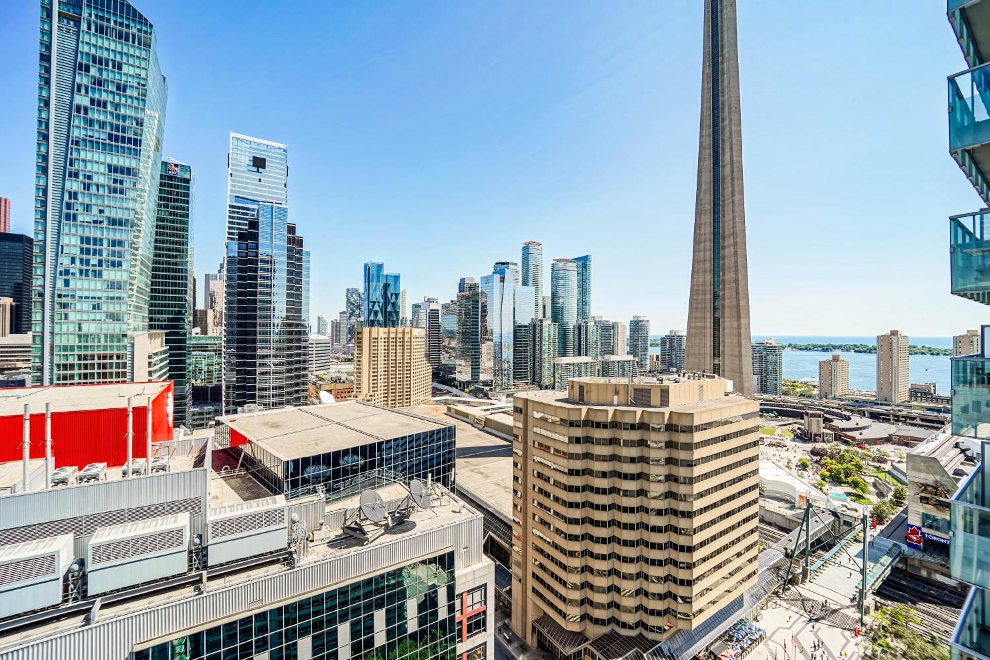 Chol Furnished Suites Heart Of Downtown Toronto, 2 Beds, Free Parking, Cn Tower View Exterior foto